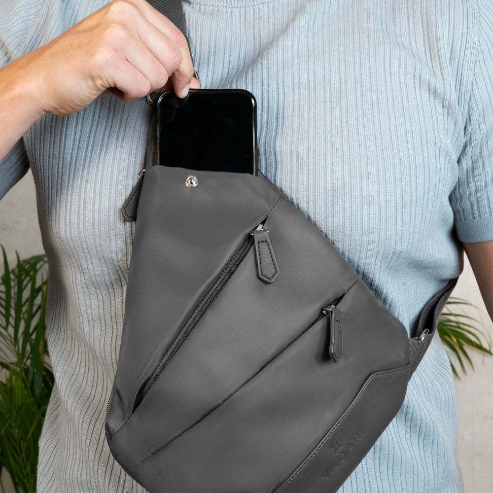 LONDON SLING BAG, vodotěsná a proti krádeži odolná taška, uvolněte si ruce