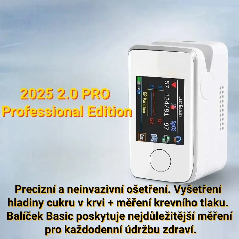 Nová generace bezbolestného glukometru Siemens 2025 – měření cukru bez