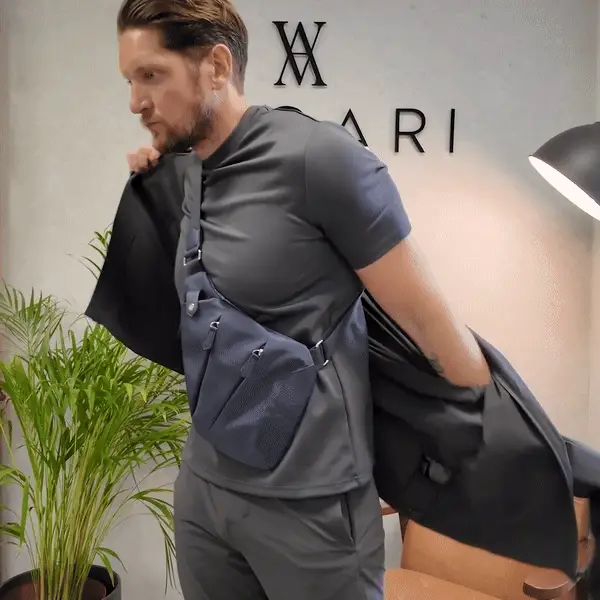 LONDON SLING BAG, vodotěsná a proti krádeži odolná taška, uvolněte si ruce