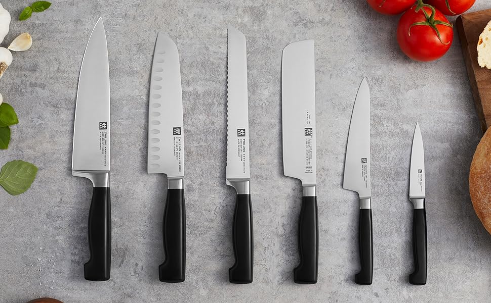 Zwilling, Four Star, kitchen knives, Chef's knife, knife block sets, German knives
