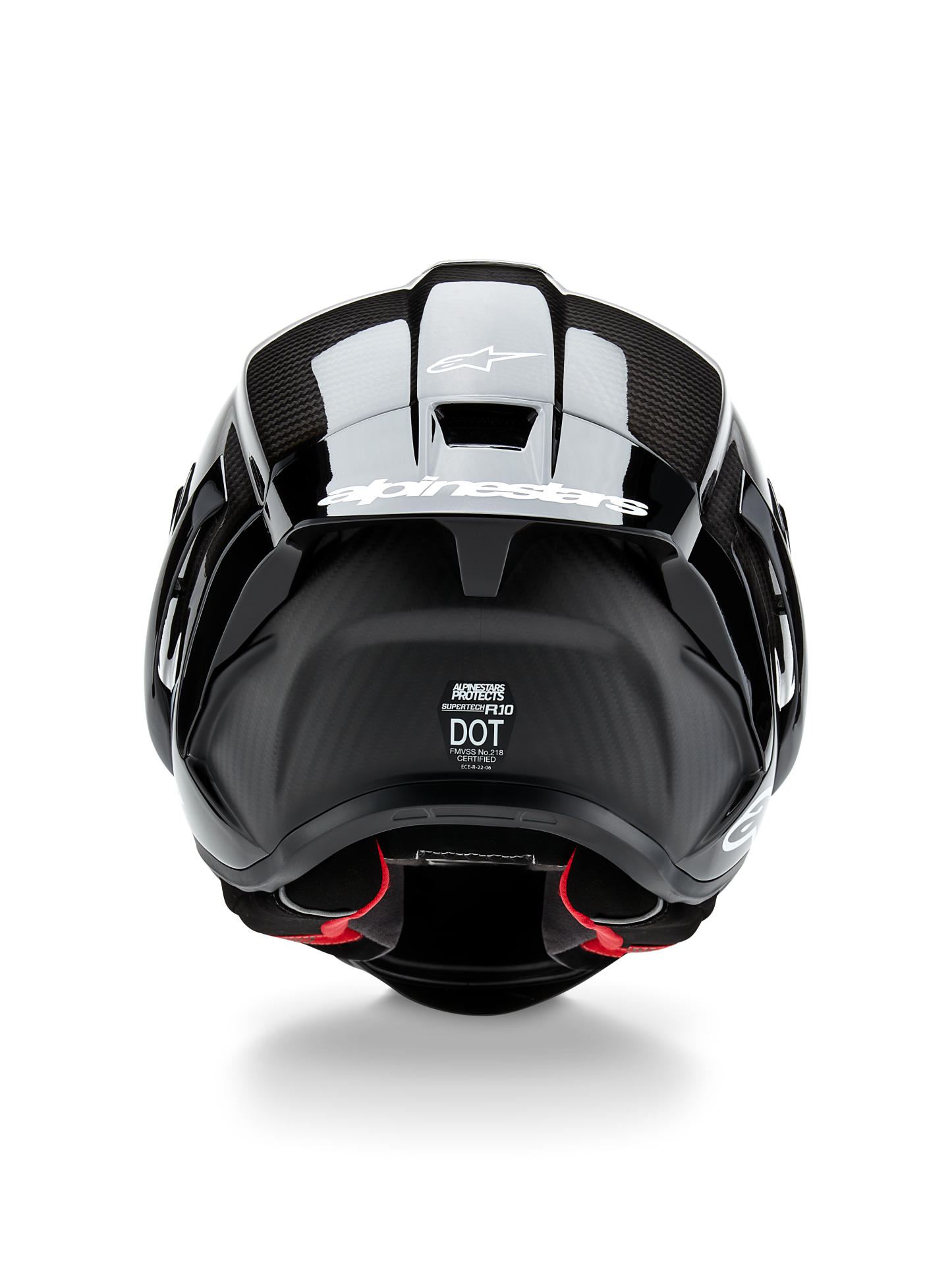 Přilba Alpinestars Supertech R10 Solid, karbonová skořepina, certifikace CE, pokročilé odvětrávání a padnutí