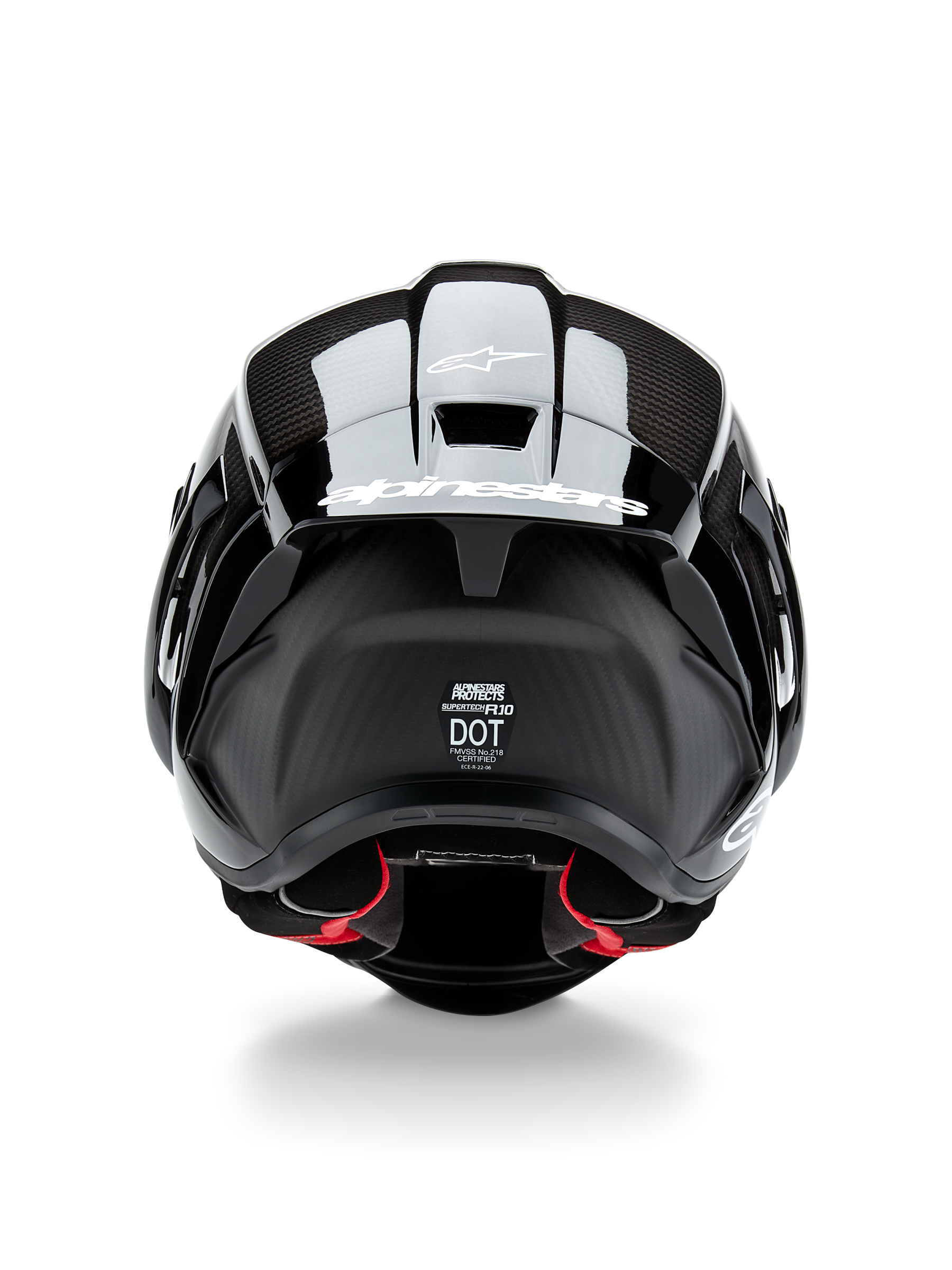 Přilba Alpinestars Supertech R10 Solid, karbonová skořepina, certifikace CE, pokročilé odvětrávání a padnutí