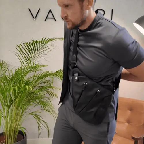 LONDON SLING BAG, vodotěsná a proti krádeži odolná taška, uvolněte si ruce