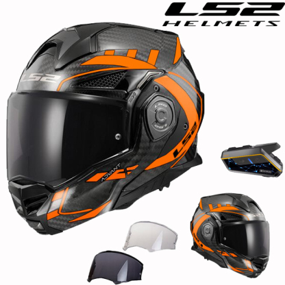 Capacete LS2 Capacete leve em fibra de carbono FF901 ADVANT X+/ECE 22.06-P/J