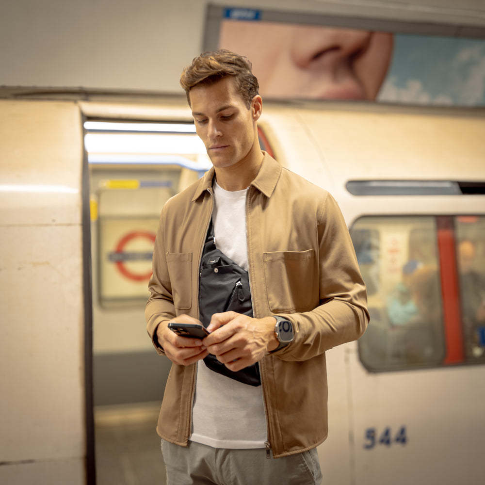 LONDON SLING BAG, vodotěsná a proti krádeži odolná taška, uvolněte si ruce