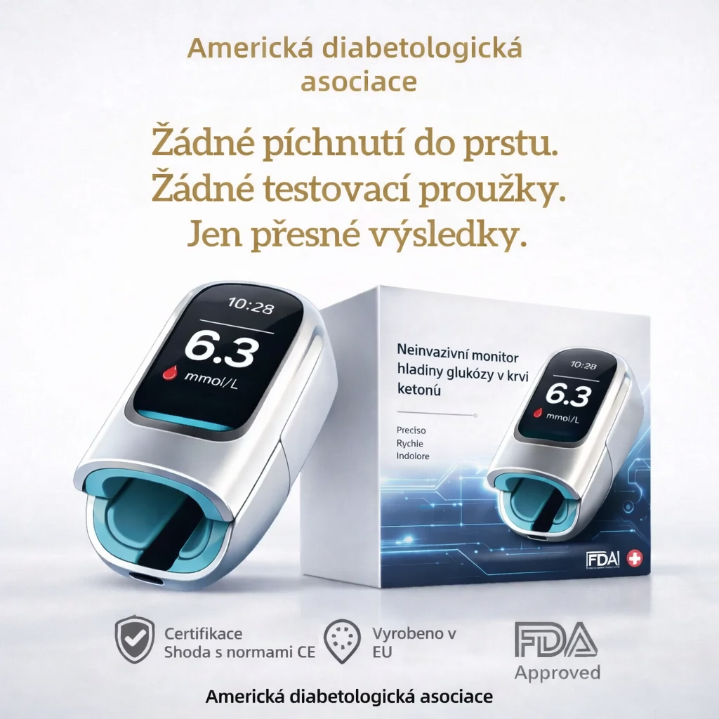 Bezkontaktní zdravotní monitor · Jednoduché. Rychlé. Přehledné.