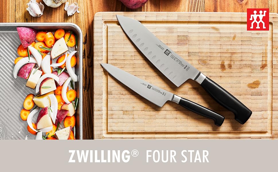 Zwilling, Four Star, kitchen knives, Chef's knife, knife block sets, German knives