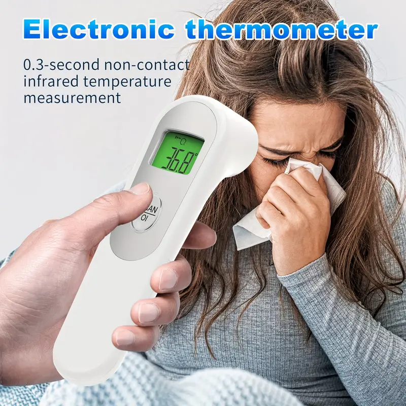 3 in 1 digital touchless forehead thermometer three color backlight   large screen display automatic shutdowm temperatuer   infrared digital thermometer for healthmonitoring non contact Product details 6