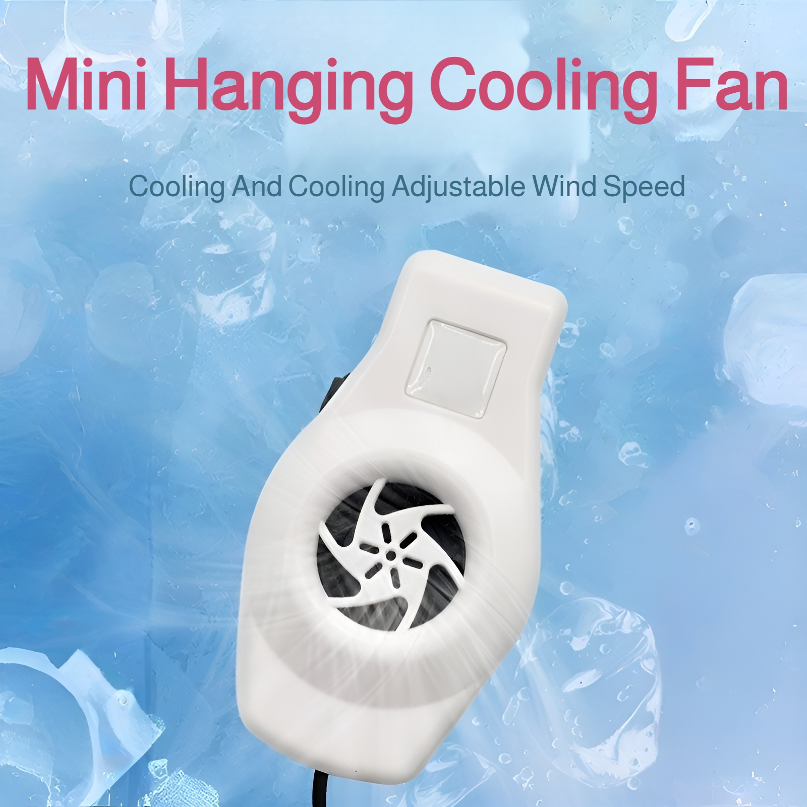 Mini fish tank cooling fan with USB interface