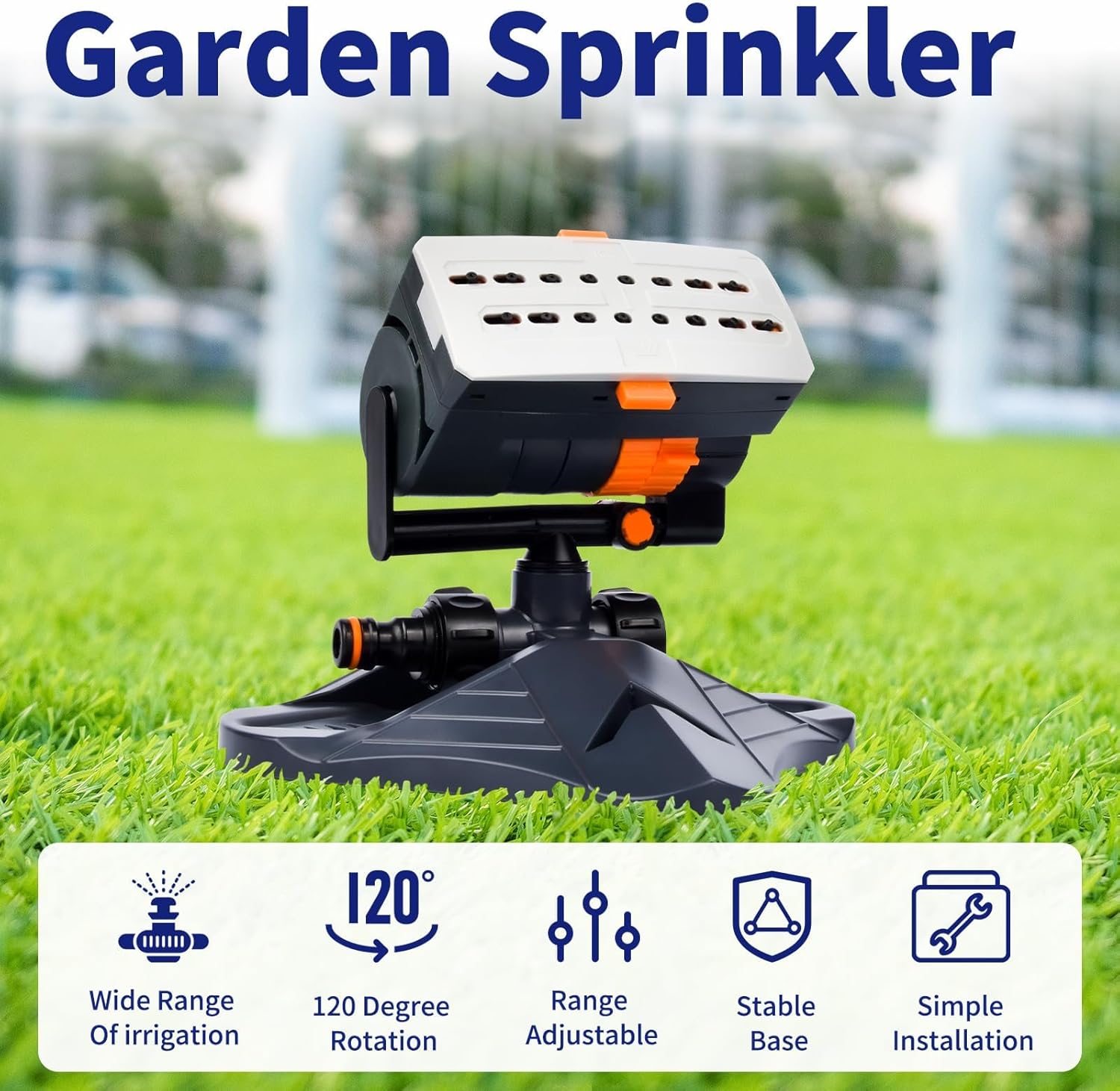 Versatile sprayer nozzle with 4 spray modes for watering flowers
