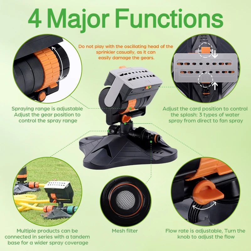 Easy to install garden water sprayer nozzle