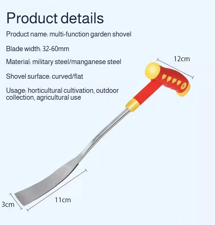 Compact garden shovel for outdoor activities