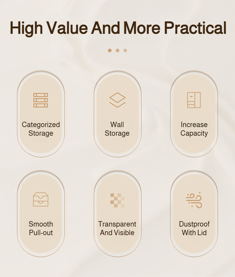 Socks and underwear neatly organized in storage compartments