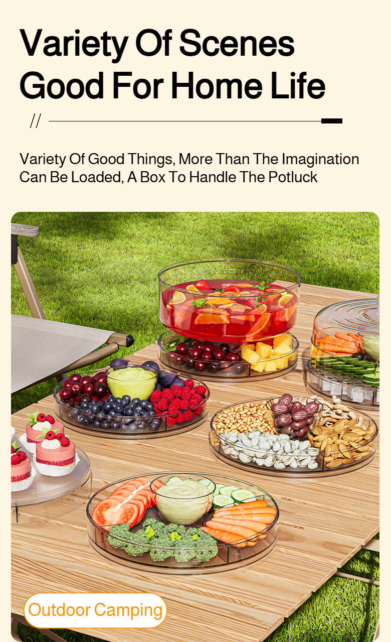 Iced storage container for cakes and desserts