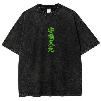 Tengen Uzui Anime T-Shirt, Demon Slayer Graphic Tee, Sound Hashira Oversized Streetwear, Cool Japanese Anime Shirt, Gift for Otaku, Kimetsu no Yaiba Fans