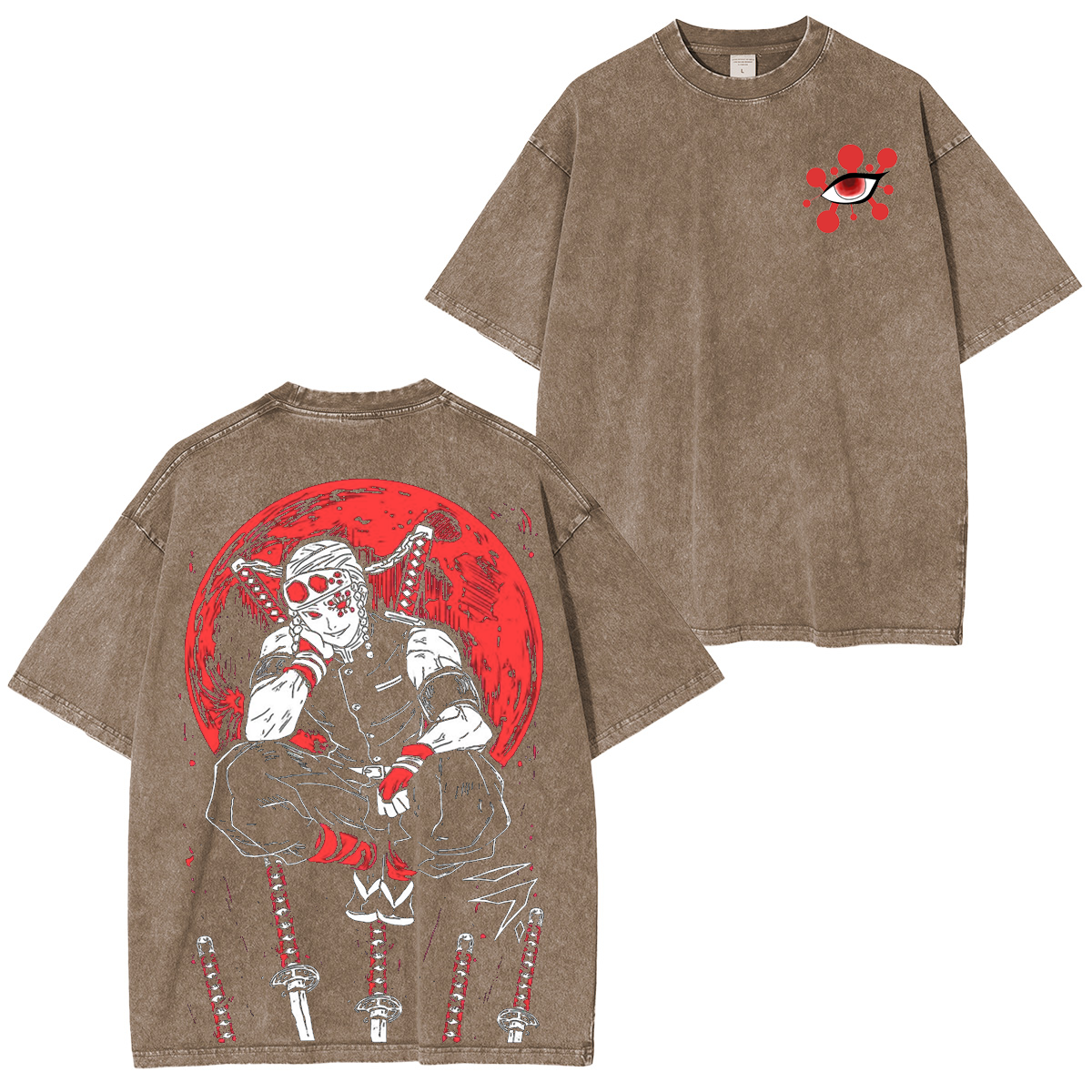 Tengen Uzui,Demon Slayer Anime Unisex Washed T-Shirt