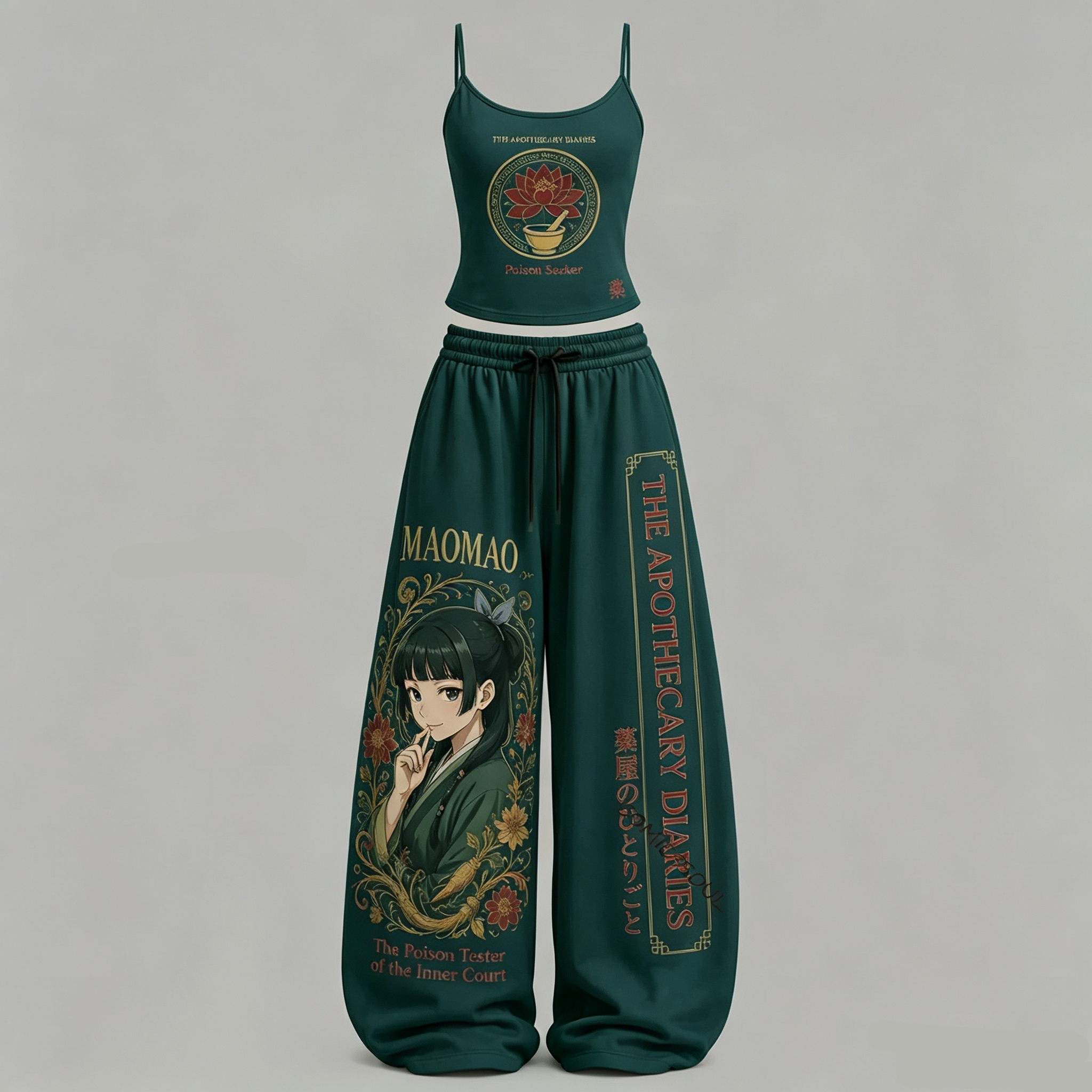 The Apothecary Diaries Top & Elasticated Trousers Two-Piece Set