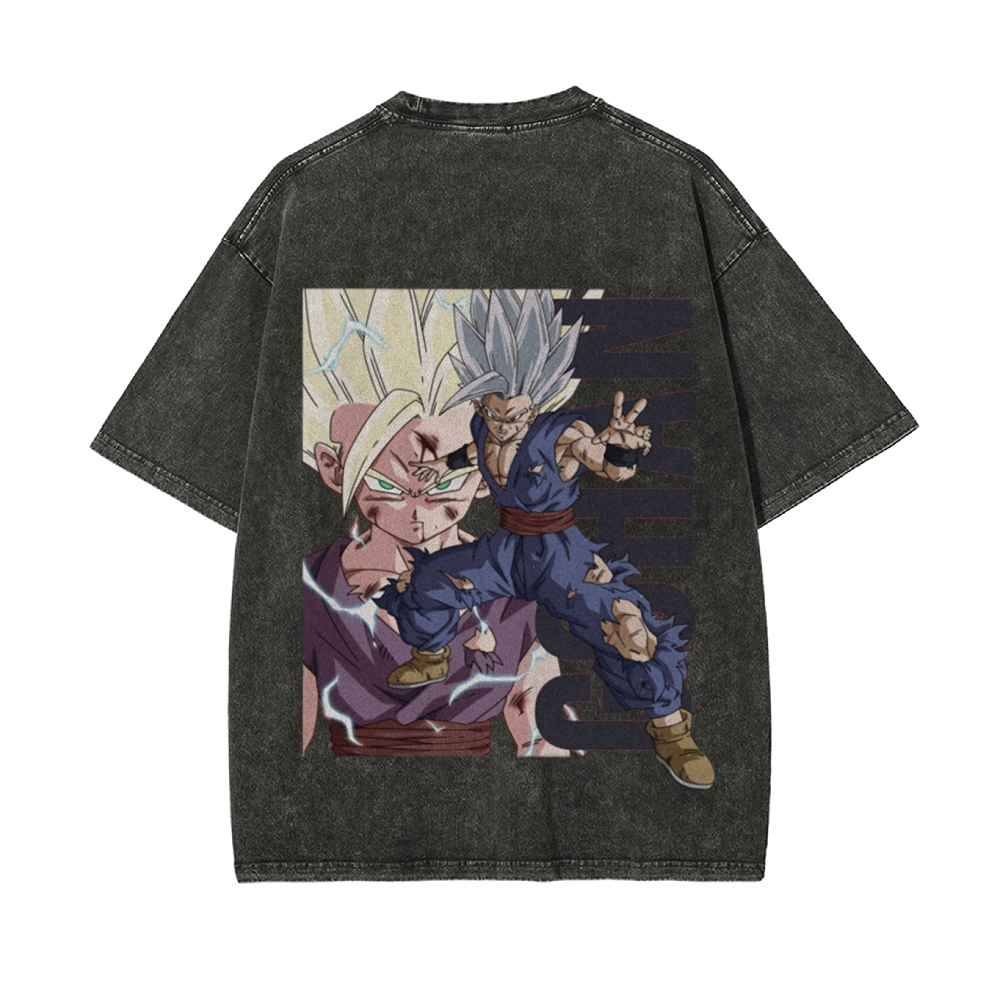 Son Gohan Vintage Oversized T-Shirt | Dragon Ball Super