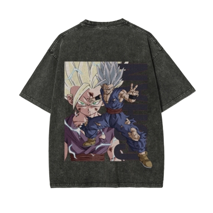 Son Gohan Vintage Oversized T-Shirt | Dragon Ball Super