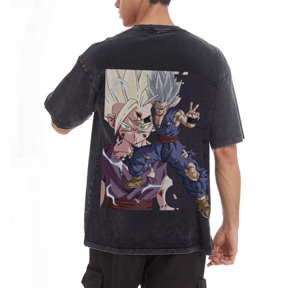 Son Gohan Vintage Oversized T-Shirt | Dragon Ball Super