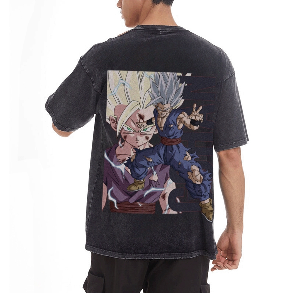 Son Gohan Vintage Oversized T-Shirt | Dragon Ball Super