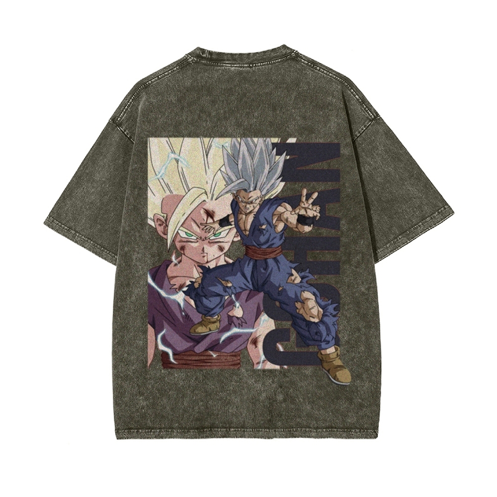 Son Gohan Vintage Oversized T-Shirt | Dragon Ball Super