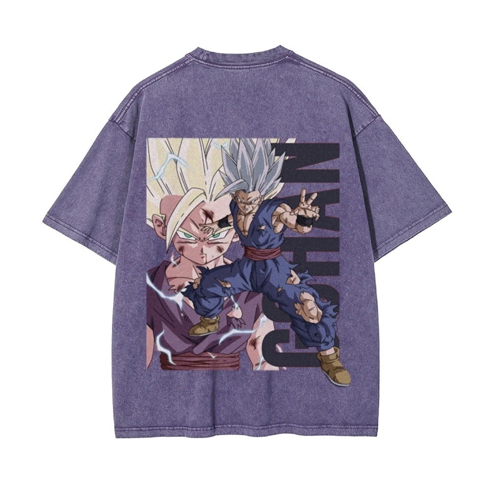 Son Gohan Vintage Oversized T-Shirt | Dragon Ball Super