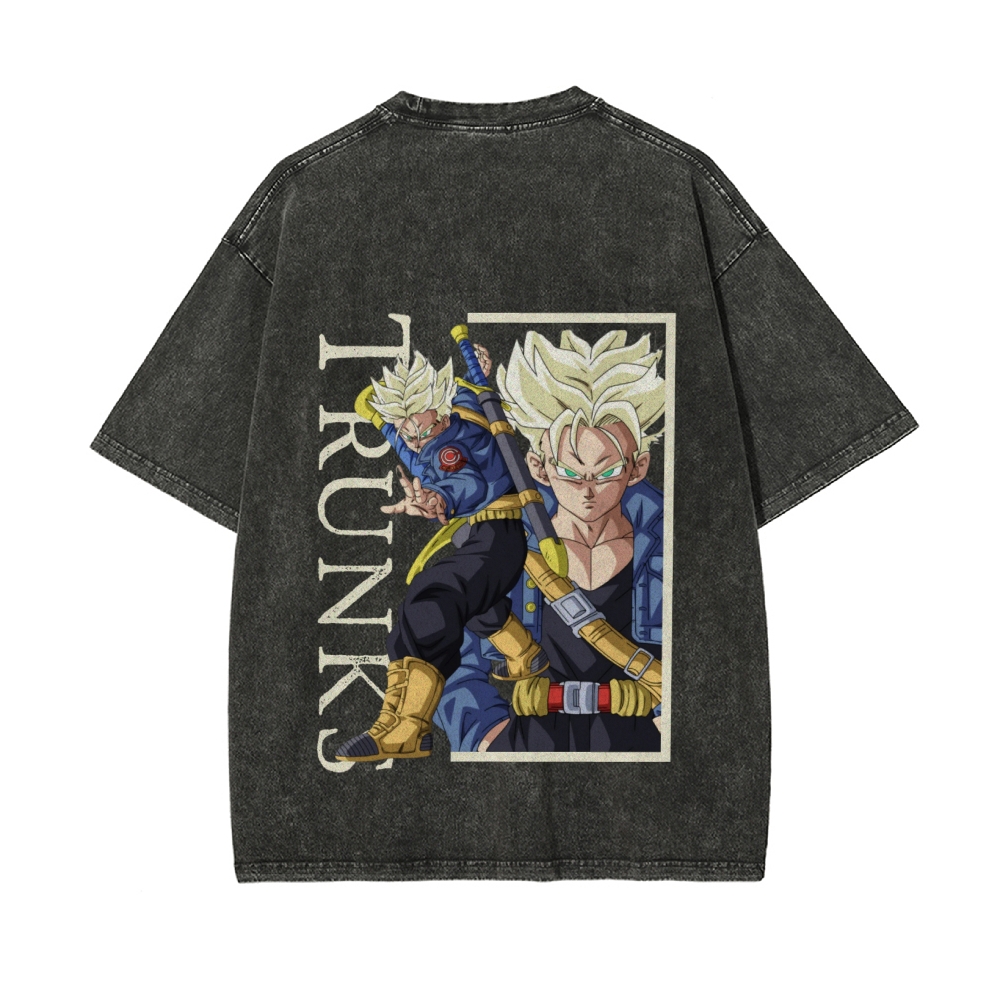 Trunks Vintage Oversized T-Shirt Dragon Ball Super