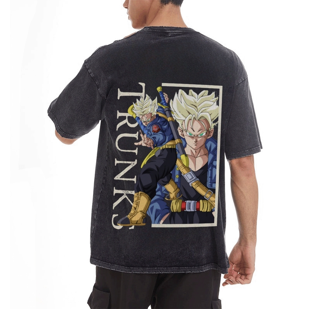 Trunks Vintage Oversized T-Shirt Dragon Ball Super
