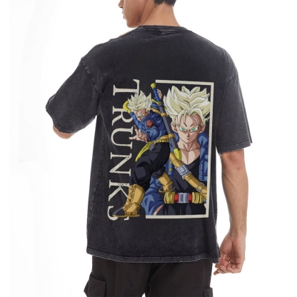 Trunks Vintage Oversized T-Shirt Dragon Ball Super