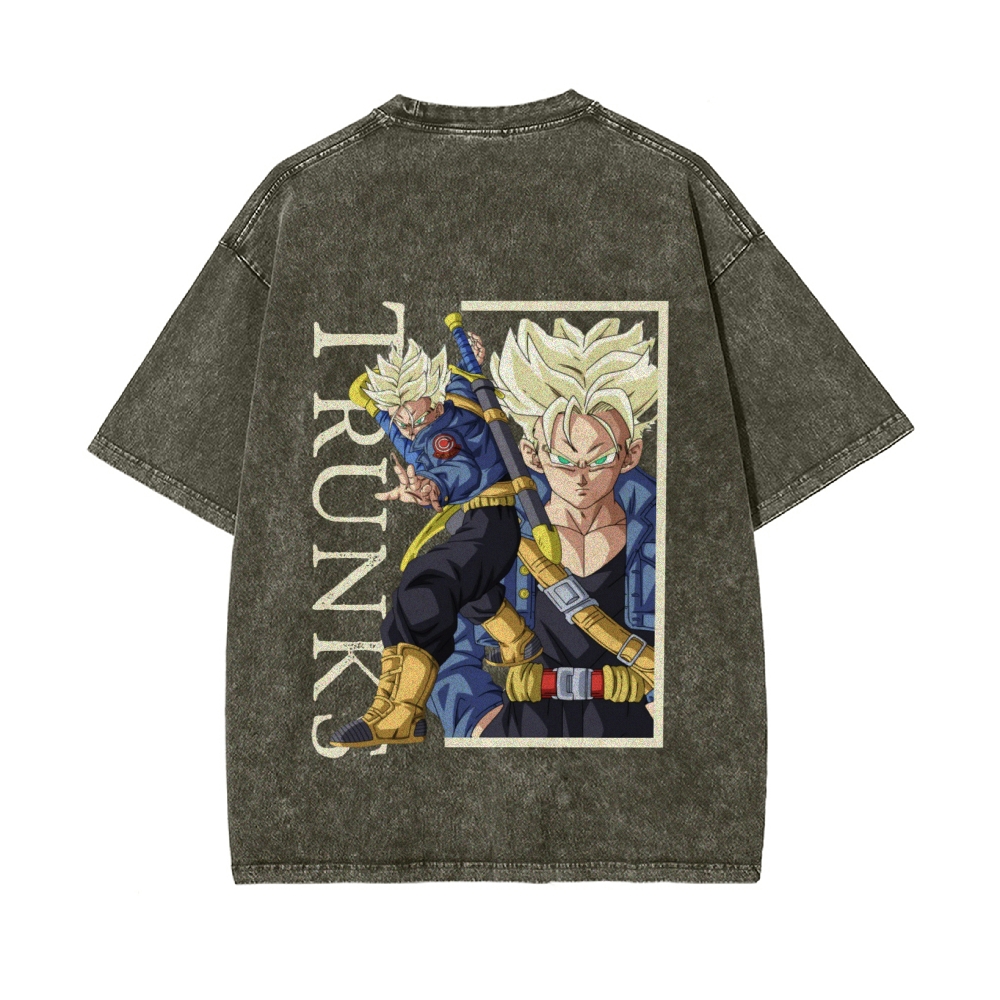 Trunks Vintage Oversized T-Shirt Dragon Ball Super