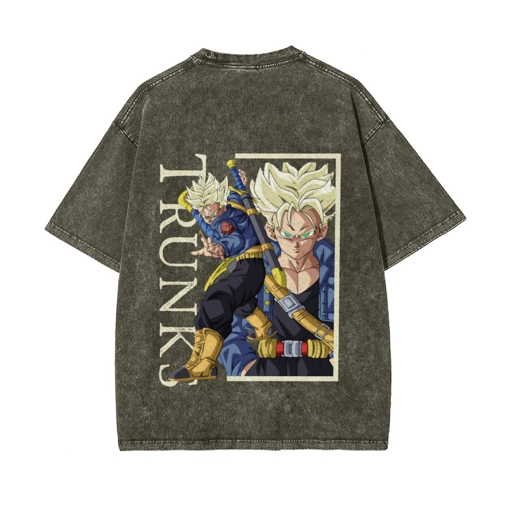 Trunks Vintage Oversized T-Shirt Dragon Ball Super