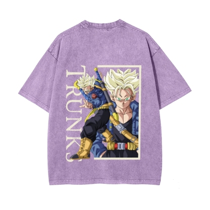 Trunks Vintage Oversized T-Shirt Dragon Ball Super