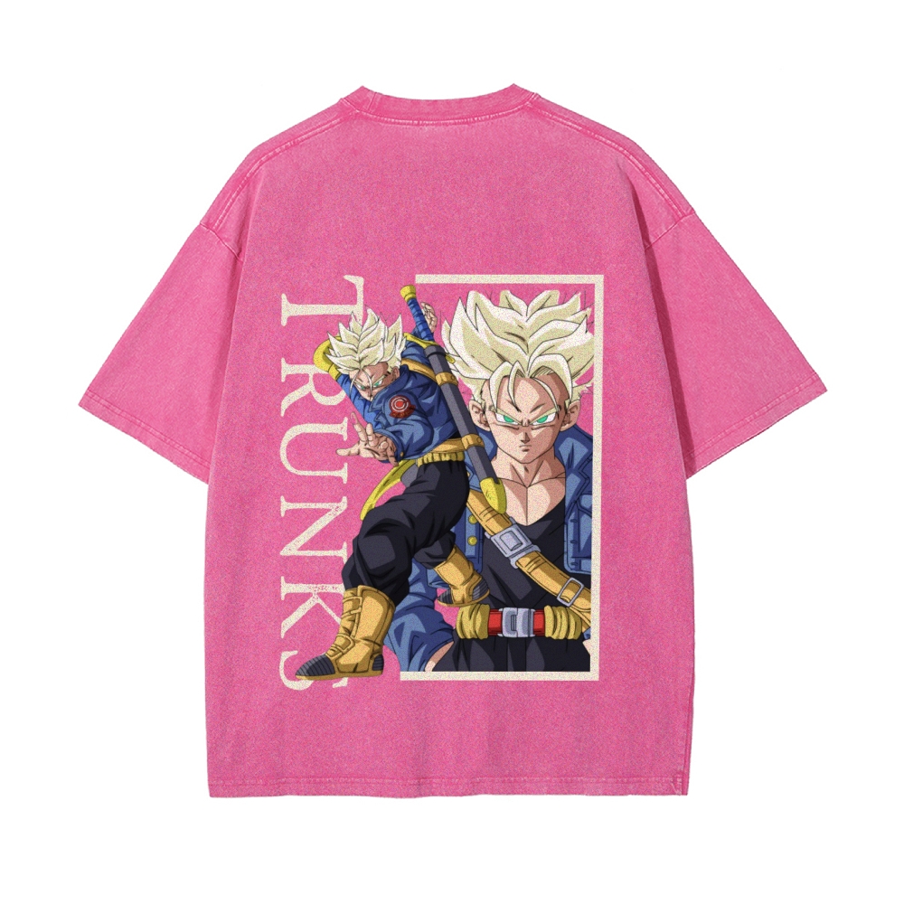 Trunks Vintage Oversized T-Shirt Dragon Ball Super
