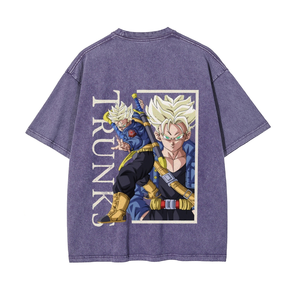 Trunks Vintage Oversized T-Shirt Dragon Ball Super