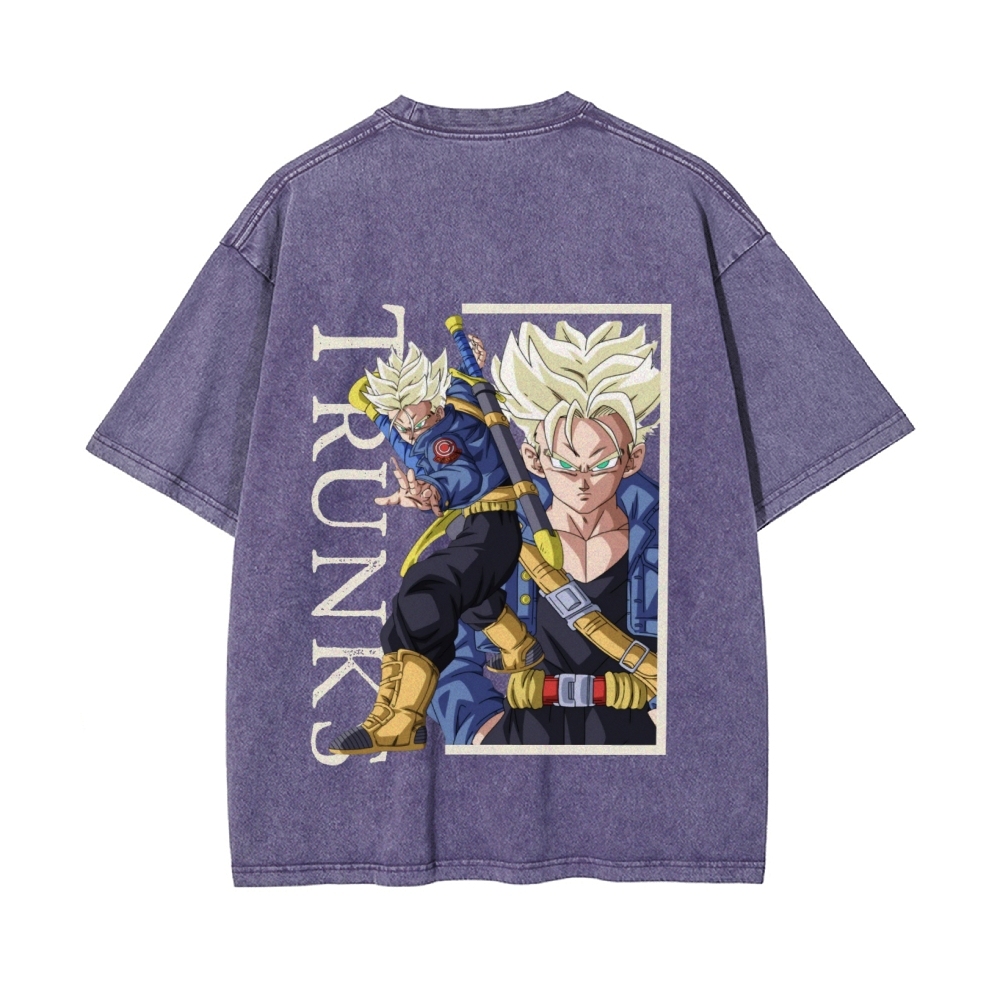 Trunks Vintage Oversized T-Shirt Dragon Ball Super