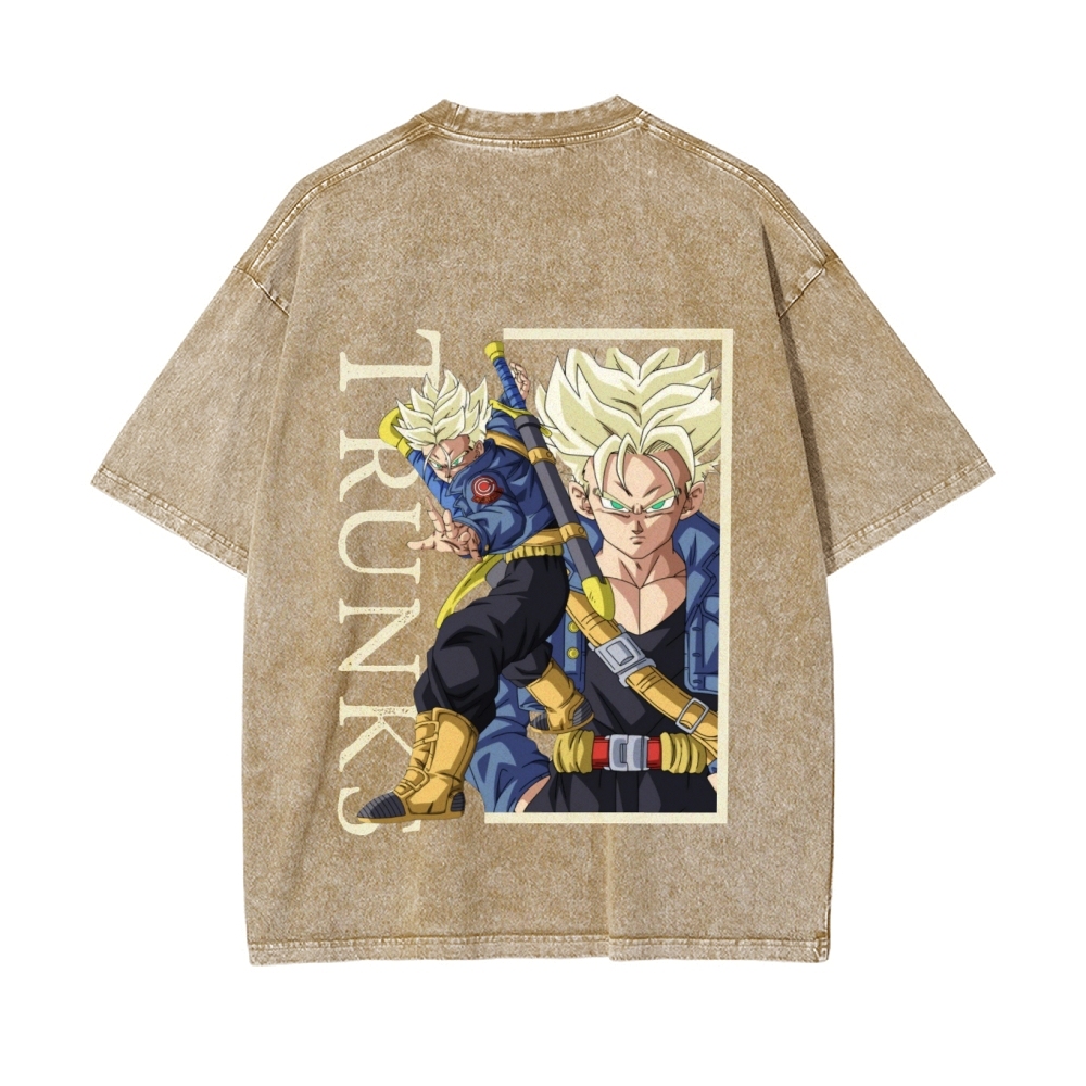 Trunks Vintage Oversized T-Shirt Dragon Ball Super