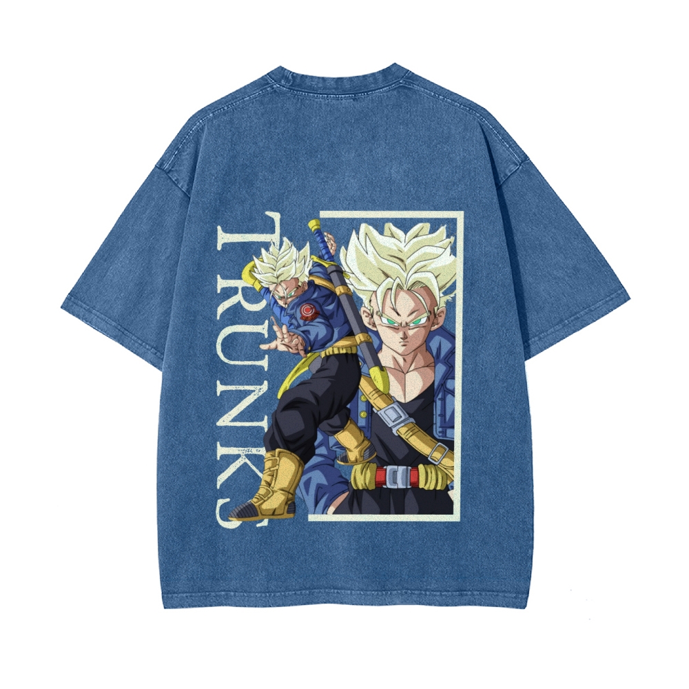 Trunks Vintage Oversized T-Shirt Dragon Ball Super