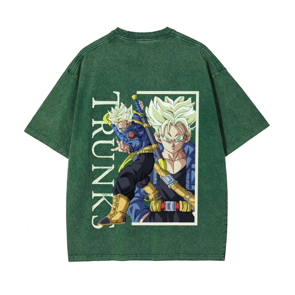 Trunks Vintage Oversized T-Shirt Dragon Ball Super