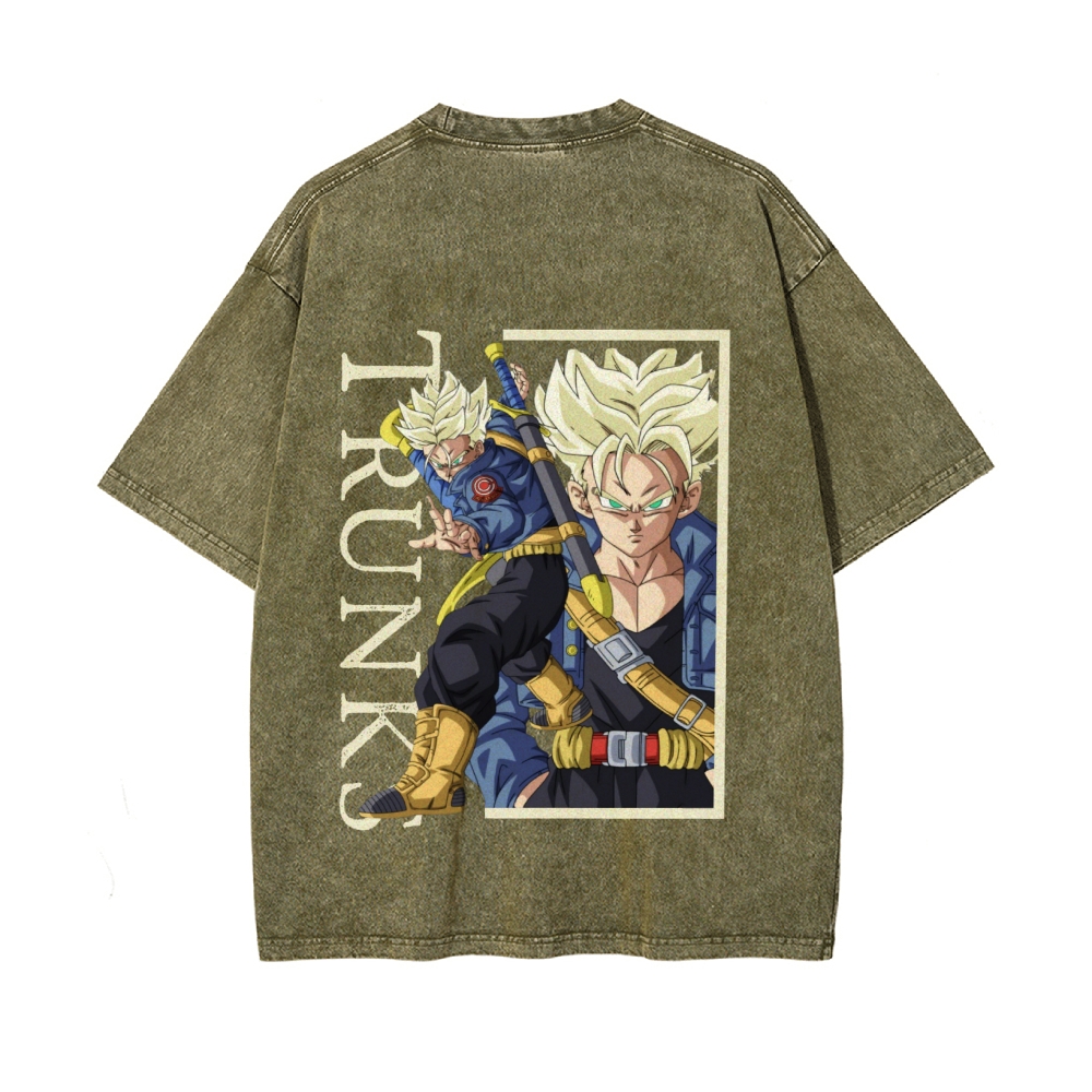 Trunks Vintage Oversized T-Shirt Dragon Ball Super