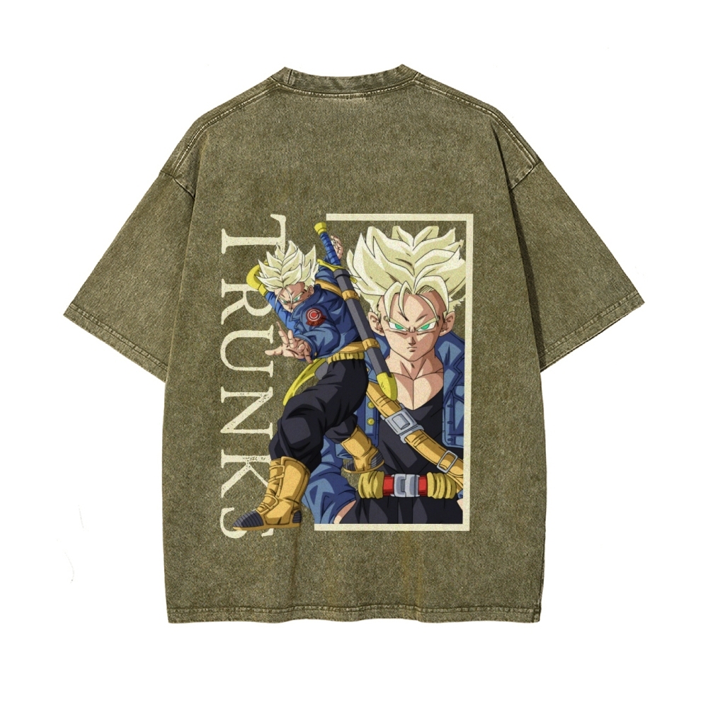 Trunks Vintage Oversized T-Shirt Dragon Ball Super