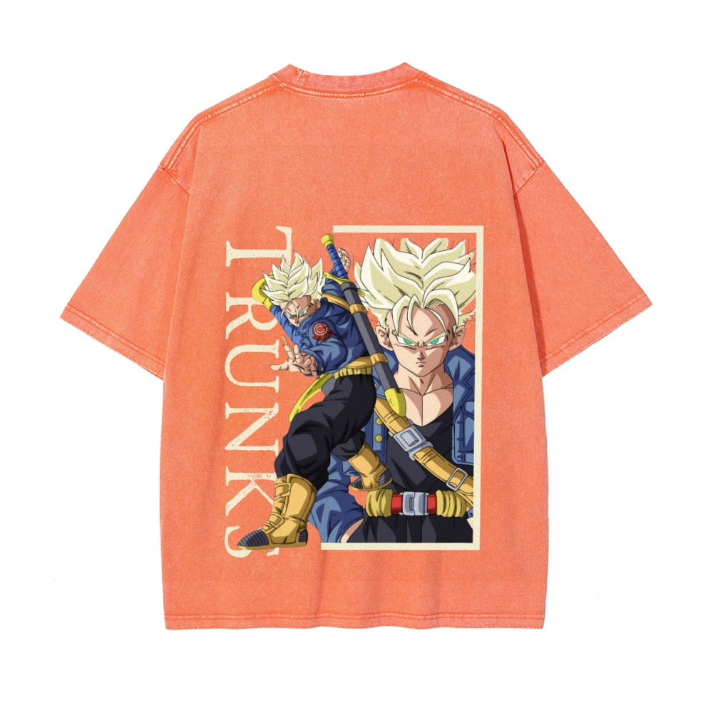 Trunks Vintage Oversized T-Shirt Dragon Ball Super