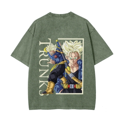 Trunks Vintage Oversized T-Shirt Dragon Ball Super