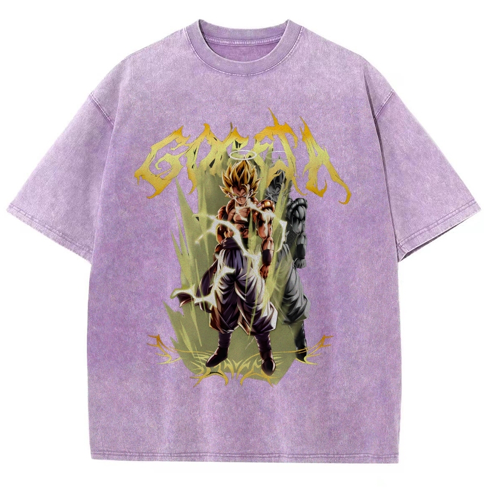 Gogeta Unisex Fit Washed T-Shirt | Dragon Ball Super