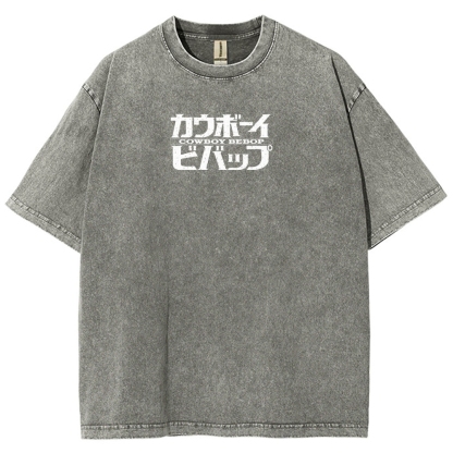 Cowboy Bebop Unisex Fit Washed T-Shirt