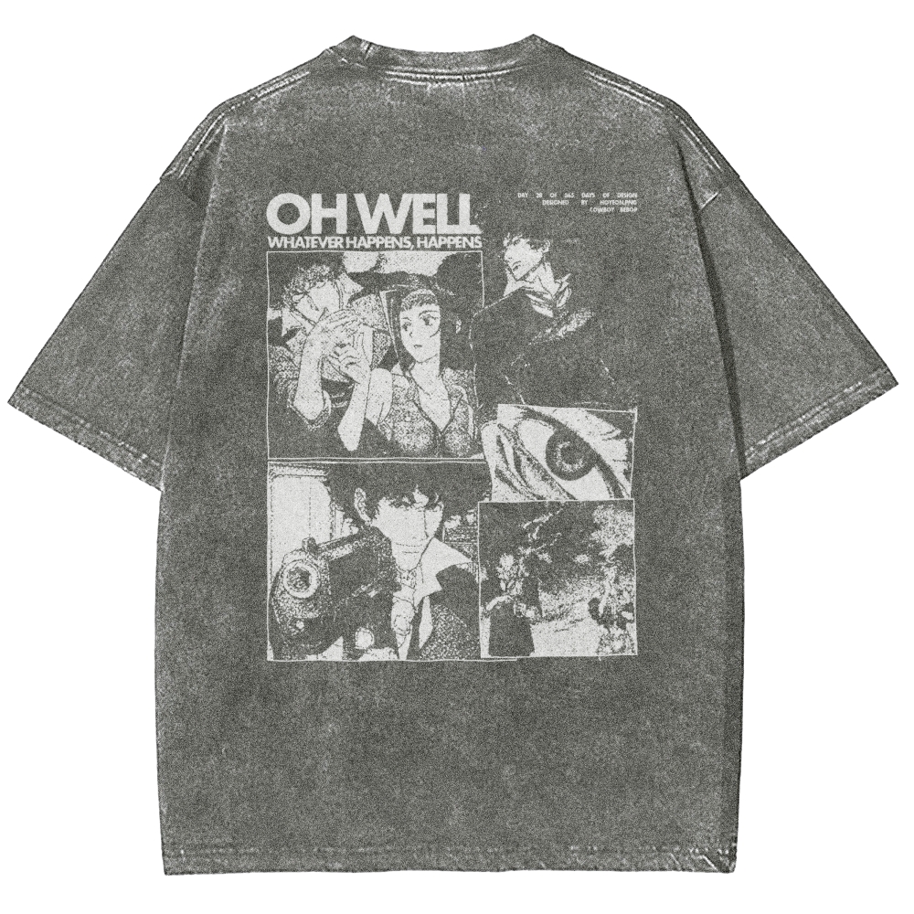 Cowboy Bebop Unisex Fit Washed T-Shirt