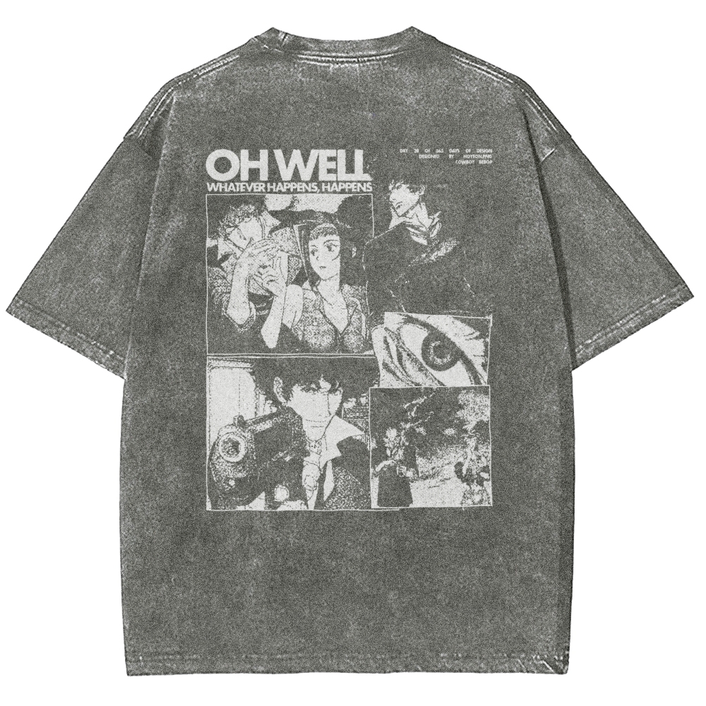 Cowboy Bebop Unisex Fit Washed T-Shirt