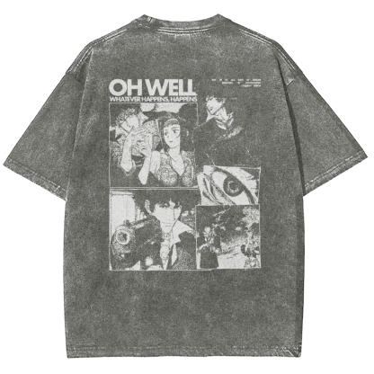 Cowboy Bebop Unisex Fit Washed T-Shirt