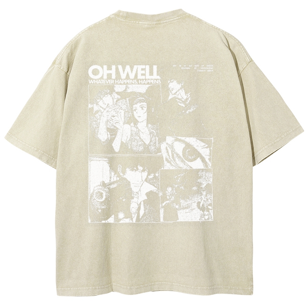 Cowboy Bebop Unisex Fit Washed T-Shirt