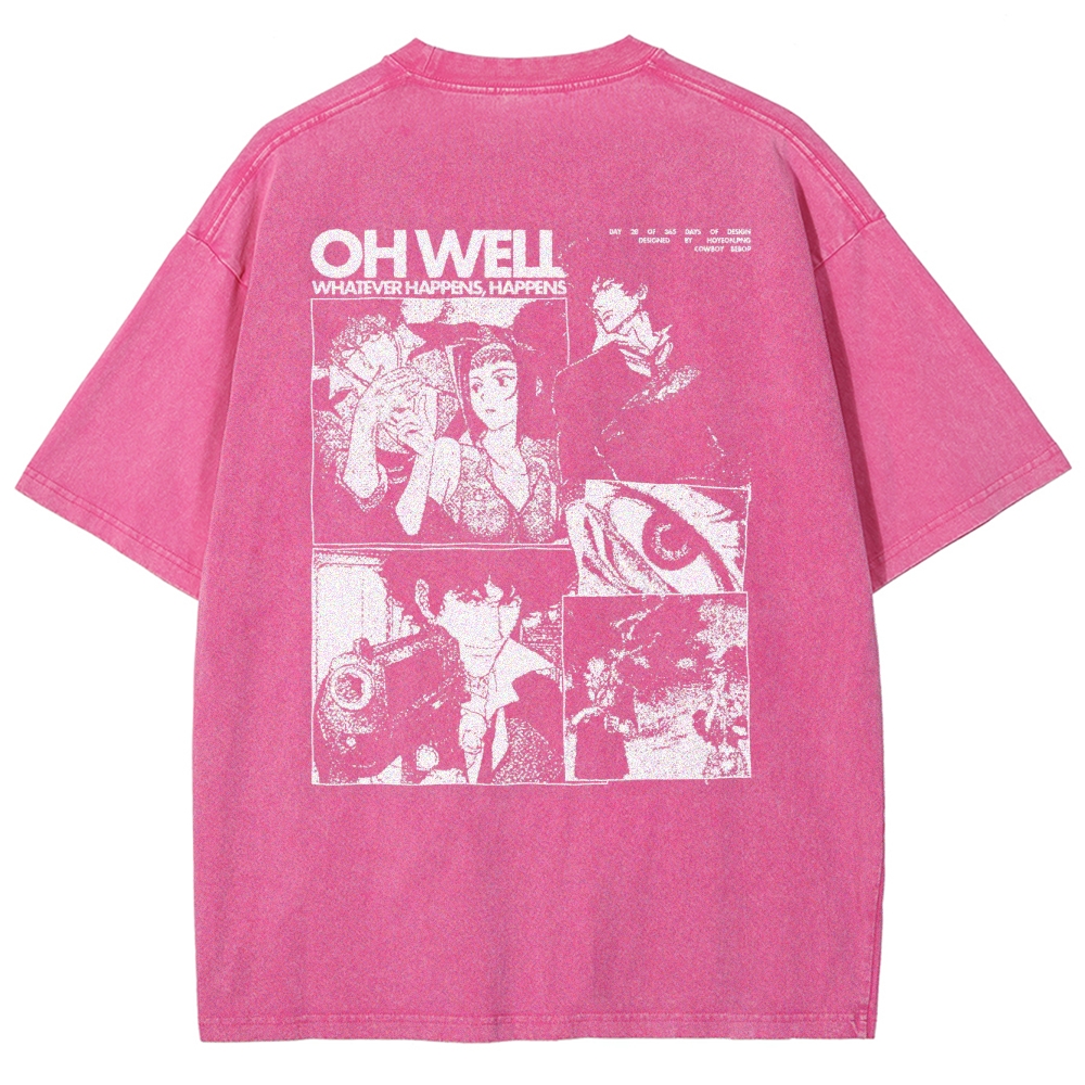 Cowboy Bebop Unisex Fit Washed T-Shirt